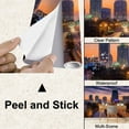 thumbnail image 4 of Peel and Stick Wallpaper Waterproof Orlando Florida skyline Wall Mural Decor Self Adhesive and Removable 100in x 144in, 4 of 8