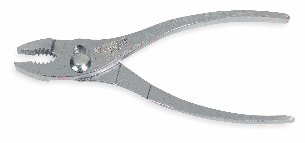 Slip Joint Pliers, Max. Jaw Opening 1", Jaw Width 113/64", Jaw