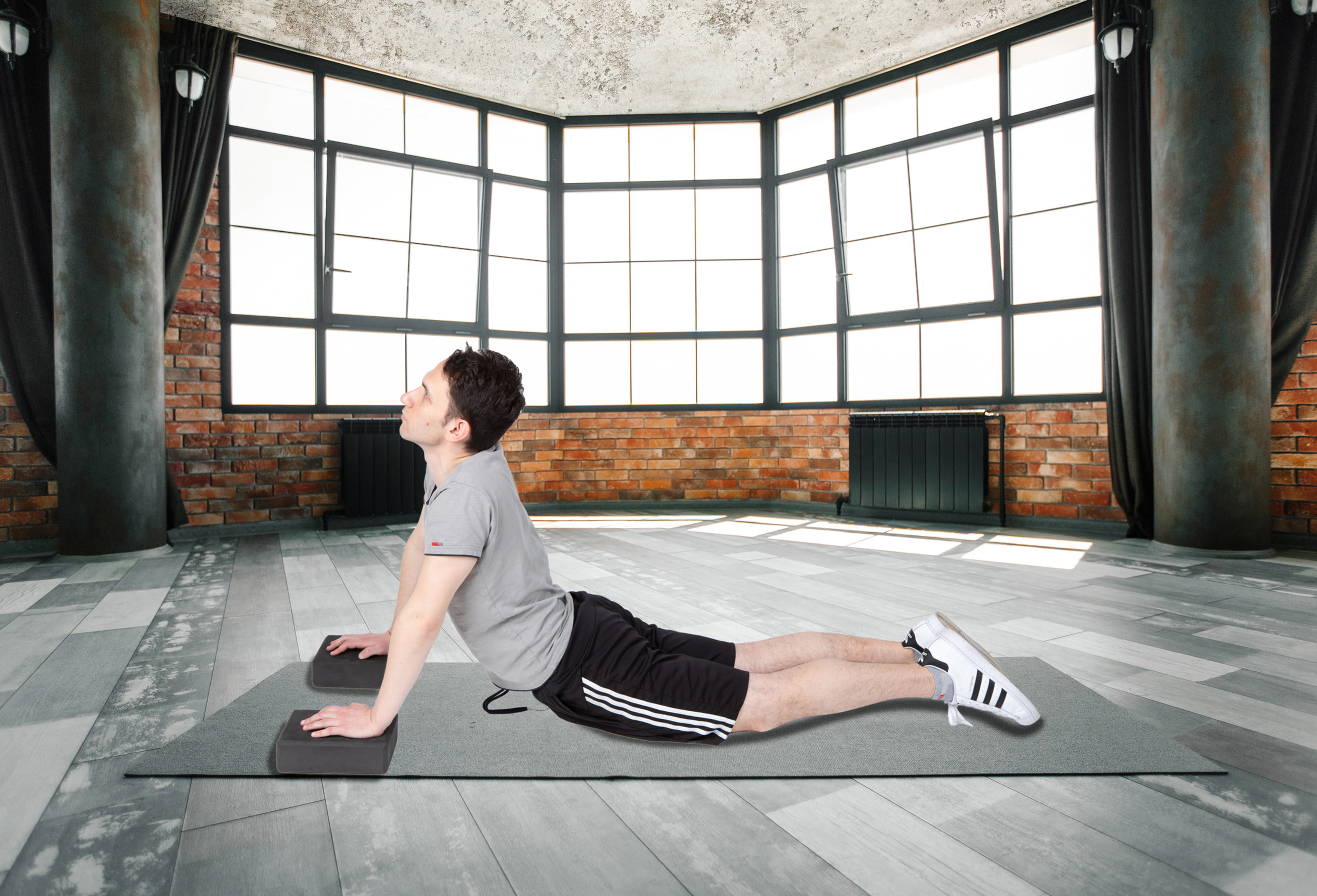 2 Packs WWWW Yoga Blocks Improve Strength and Aid Balance and Flexibility Meditation High Density EVA Foam Soft Non-Slip Supportive Surface for Yoga Pilates 