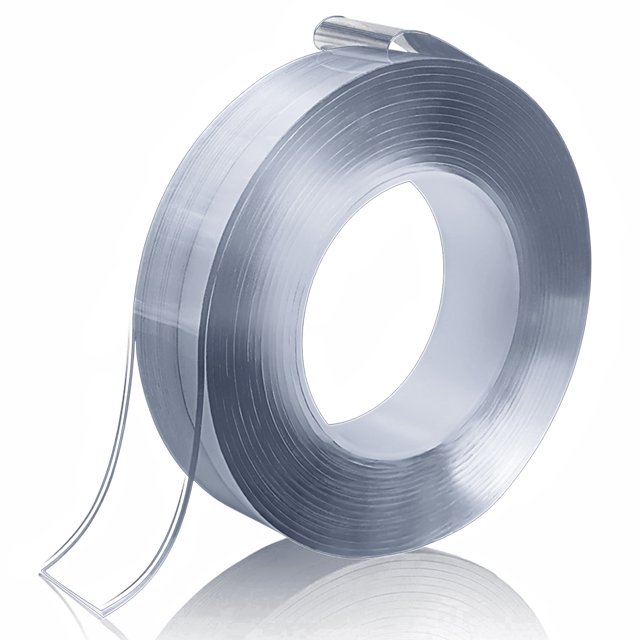 Cinta Irfora Nano Tape Cinta de doble cara, resistente, multiusos, extraíble, de montaje, 2 pulgadas por 16 pies, para montar en la pared, vidrio, cerámica, plástico con adhesivo fuerte y eliminación Irfora Cinta