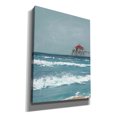 thumbnail image 2 of Epic Graffiti 'Fishing Pier Diptych I' by Jade Reynolds, Canvas Wall Art, 12"x16", 2 of 2