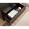 thumbnail image 5 of Miekor Furniture Modern dark chocolate three drawer chest and clothes storage cabinet with metal drawer glides B5A3966, 5 of 5