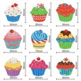 thumbnail image 2 of Kit de pintura artística Cgtredaw 9 Piezas Cristal DIY Por Número, 2 of 9
