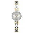 thumbnail image 1 of Reloj GUESS G-Link de acero inoxidable plateado bicolor para mujer, 1 of 5