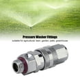 thumbnail image 4 of Pressure Washer Quick Connector, G3/8 Thread Easy Installation 360 Degree Pressure Washer Fittings   for Garden, 4 of 7