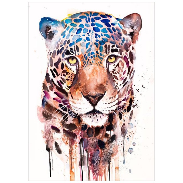 Taladro Pintura Diamante (DE3342) 5D DIY Completo Tigre Animal Punto de Cruz (Color-k555) 40x50cm FLhrweasw Nuevo