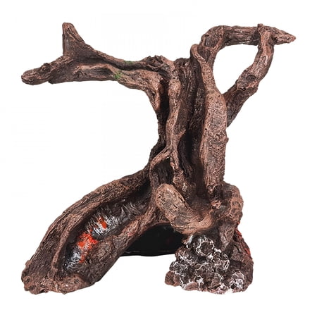 XIBUFE Resin Driftwood, A Natural Fish Tank Decoration, Suitable for Small To Medium-Sized Aquariums, Fish Tanks, And Terrariums.