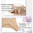 thumbnail image 4 of Shapewear Thong Control Knicker Slimming Briefs Shapewear Panties for Women Mid Waist Body Shaper Shorts, 4 of 6