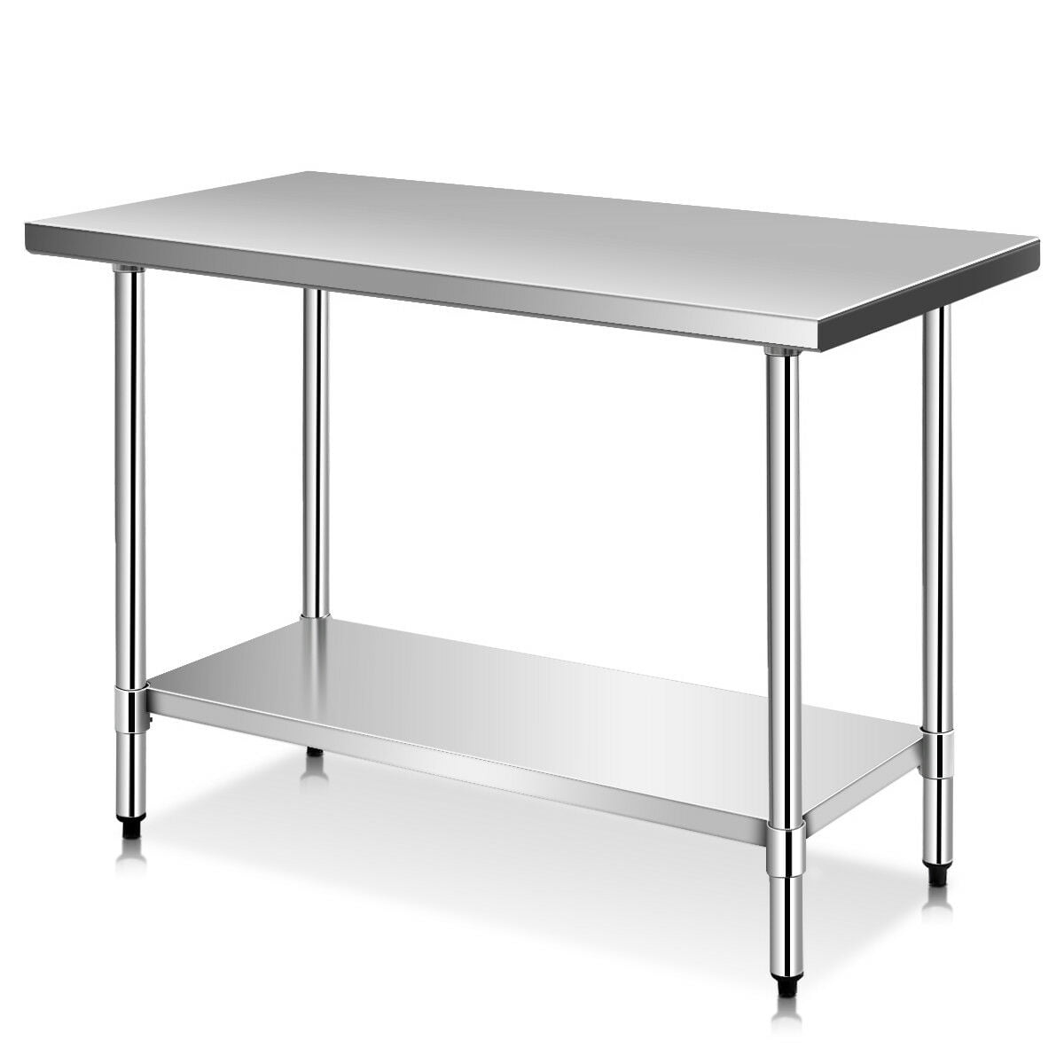 Costway 24 x 48 Stainless Steel Food Prep Work Table 