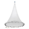 thumbnail image 4 of Fitec RS750L Super Spreader Cast Net, Clear, 4' radius, 3/8" mesh, 3/4 Lb wts, 4 of 5