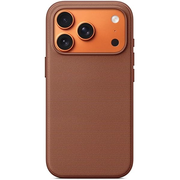 TechWoven Case Compatible with Apple iPhone 17 Pro Max TechWoven Case with MagSafe and Camera Control Button,with Two Connection Point Slim Back Phone Protection Cover for Women Men (Sienna)