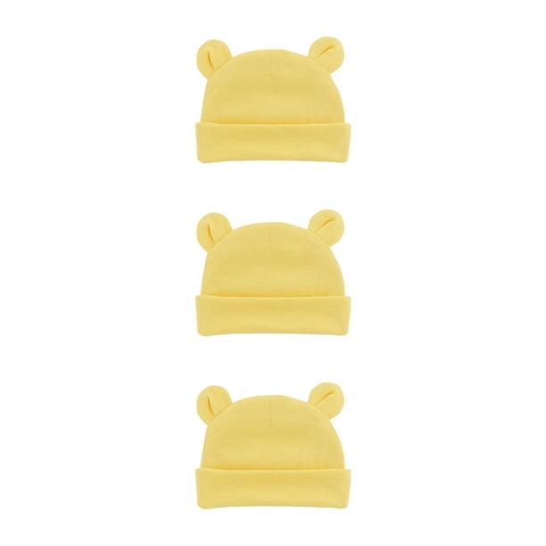 Qarigey Gorro para recién nacido con orejas, sólido, cómodo, cálido, para fotografía, gorros para niñas y niños, gorro infantil, gorros Type4 NO4