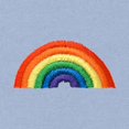 thumbnail image 2 of Dalix Rainbow Embroidered Fleece Zip Hoodie Cold Fall Winter Mens in Light Blue S Small, 2 of 5