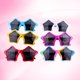 thumbnail image 2 of 6pcs Mini Cool Five-Point Stars Shape Gafas de sol para niños Disfraz Cosplay Gafas de Halloween Accesorios para fiestas (color al azar), 2 of 5