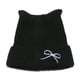 thumbnail image 1 of Sombreros Sombrero Orejas Al Vapor Pan En Forma Lazo Bordado Gorro De Punto Niños Mujeres Gorro, 1 of 2