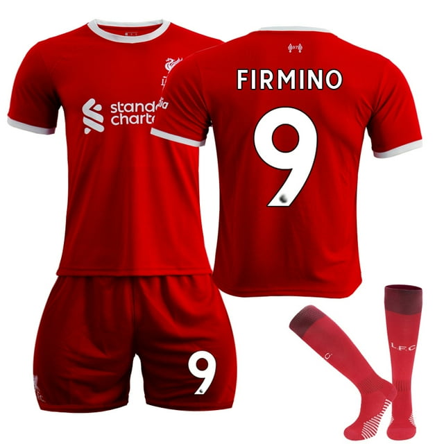 23-24 Liverpool Home Football shirt for children no - 9 FIRMINO 8-9 years