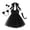 Black, variant on HNMKIU Halloween for Girls Toddler Summer Halloween Girls Sleeveless Cartoon Animals Mesh Tutu Dress Party Outfit Brown - 6-8 Years
