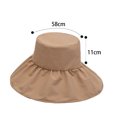 thumbnail image 2 of Sombrero de pescador de moda para verano, playa, ala ancha, sombrero de viaje plegable, 2 of 5