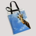thumbnail image 2 of ABPHQTO Portrait Giraffe Camelopardalis Blue Sky White Clouds Wildlife Canvas Bag Reusable Tote Grocery Shopping Bags Tote Bag 14x16 inch, 2 of 2