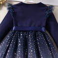 thumbnail image 5 of LNMQLPDBS Black Evening Gown Winter Dress Western Dress Childrens Clothes Girls Size 7/8 Clothes Baby Girls Clothes 12-18 Months Girls 8 Clothes, Blue 3-4 Years, 5 of 8