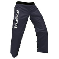 Chainsaw Chaps for Men - Adjustable Belt - Chain Saw Chaps for Men, Apron Style W/Pocket, Chainsaw Safety Equipment 35in Overall Length Black With Reflective Forester