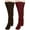 Claret, variant on Lovskoo Teddy Legs Fuzzy Socks Over Knee Winter Leg Warmers Plush Slipper Socks for Women Christmas Home Sleeping 2Pairs Socks Navy