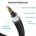thumbnail image 3 of Divisor USB L A 2 y para 6, 7, 8 Plus, X, XR, XS, 11, 12, 13, 14 Pro Max SE, Conector de Audio para TV y Coche, Cable de 3 Metros., 3 of 5