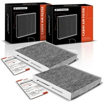 A-Premium 2-PC Cabin Air Filter with Activated Carbon Compatible with Honda CR-V, CRV, Civic, Odyssey, HR-V, HRV,Clarity, CR-Z, Fit, Insight & Acura MDX, RDX, TLX, Integra