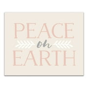 Creative Products Peace on Earth 10x8 Canvas Wall Art