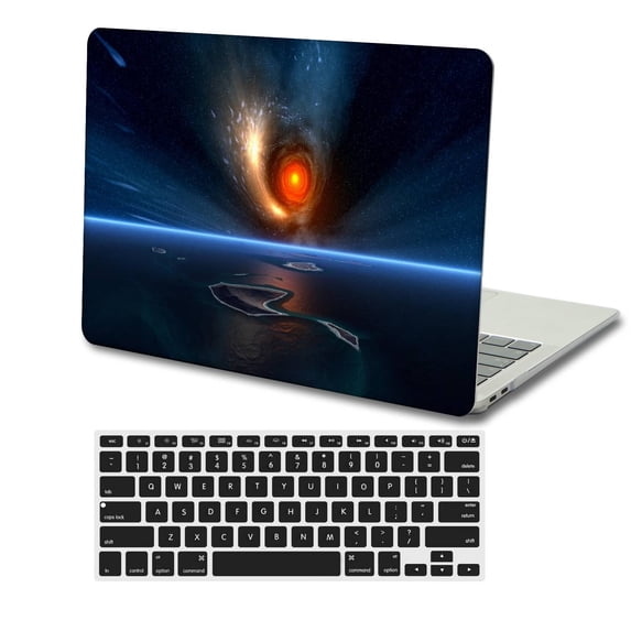 KSK KAISHEK Hard Protective Shell Case Cover Only for Newest MacBook Air 13 inch with Retina Display & Touch ID USB Type-C + Black Keyboard Cover Model: A1932/A2179/A2337 m1 (Galaxy A 0648)