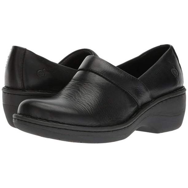 Born Born Toby Duo Women's Black Full Grain Leather SlipOn Shoes 7M