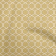 thumbnail image 1 of oneOone Velvet Dark Beige Fabric Geometric Shape Sewing Material Print Fabric By The Yard 58 Inch Wide, 1 of 4
