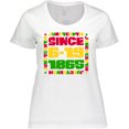 thumbnail image 3 of Inktastic Juneteenth Since 6-19-1865 Women's Plus Size T-Shirt, 3 of 5