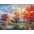 thumbnail image 2 of SUNSOUT INC - Sunday Morning - 1000 pc Jigsaw Puzzle by Artist: Abraham Hunter - Finished Size 20" x 27" - MPN# 69822, 2 of 5