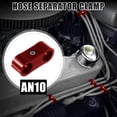 thumbnail image 2 of Unique Bargains 4pcs AN4 AN6 AN8 AN10 Car Separator Clamp Oil Line Brake Line Aluminum Alloy Red, 2 of 6