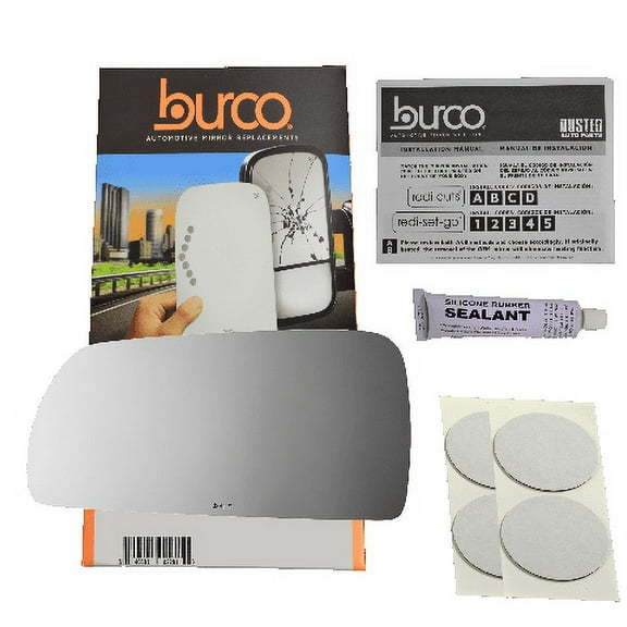 Fits 08-11 STS Left Driver Side Direct Fit Over Mirror Glass Lens W/o Backing Plate. For Auto Dimming Mirror Only