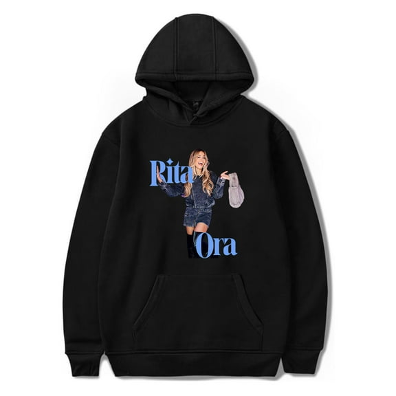 Rita Ora Hoodie unisex fashion trend long sleeved hooded sportswear street wear
