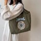 thumbnail image 1 of Diseño de nicho de bordado, bolso de mano ecológico, bolso de compras de nailon, bolso de mano, 1 of 6
