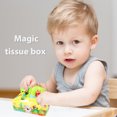 thumbnail image 4 of Caja de pañuelos de felpa suave, juguetes sensoriales de actividad, bufandas coloridas para bebés de 0 a 18 m Ndcxsfigh libre de BPA, 4 of 8