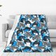 thumbnail image 1 of Balery Sea Animal Manta de Felpa Suave y Acogedora – Cobija de Franela Aterciopelada para Cama, Lavable y Cálida para Sofá, Mascotas, Transpirable-80"x60", 1 of 7