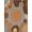 Gray Burnt Orange Brown, Pattern 1, variant on ODIKA 8'x10' Washable Area Rug Stump Wood Grain Rustic Nature With Earthy Annual Rings Tree Flowing Dynamic for Living Room, Under Sectional, Family , Durable, Non-Slip