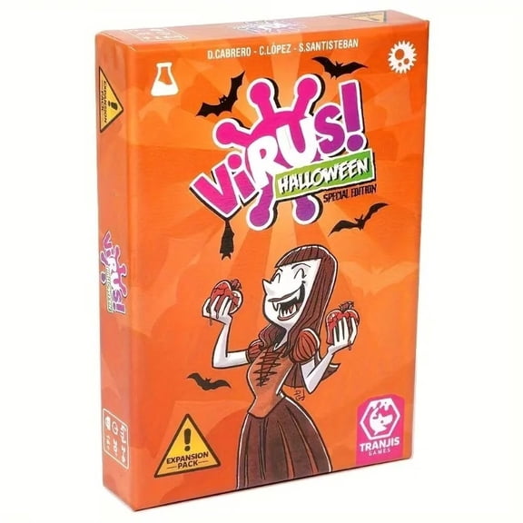 Virus! Halloween Special Edition Expansion Card Game, Party Board Game for Family Game Night