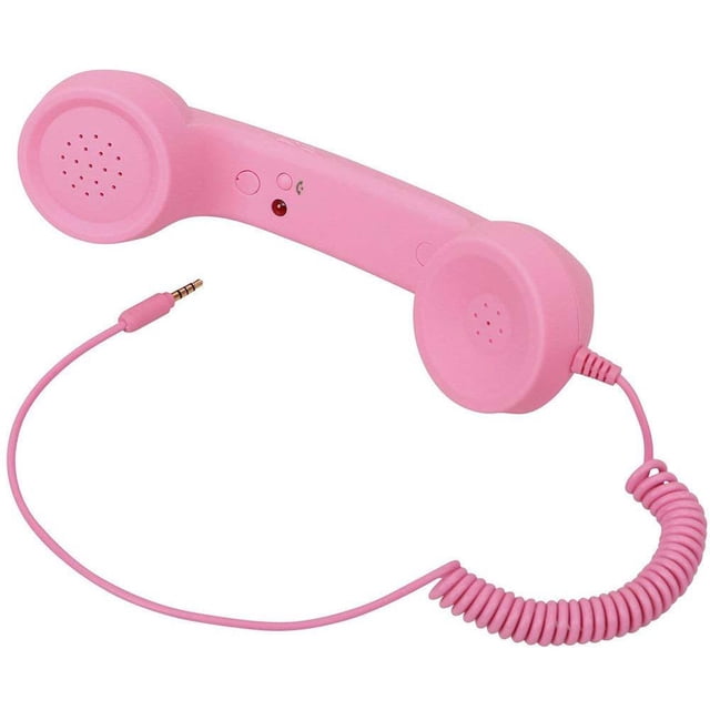 Telephone Handset, Simple Fashion Design Mini Mic Phone Stylish 3.55mm for Mobile Phone