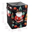 thumbnail image 5 of Christmas Foldable Car Trash Can Mini Trash Can with Lid Leak-Proof Car Garbage Can Hanging Storage Bag Car Trash Bin, 5 of 6