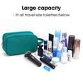 thumbnail image 7 of Travel Toiletry Bag Hanging Dopp Kit for Men, Makeup Bags for Women Traveling Shaving Bag for Toiletries Cosmetic Medicine Organizer, Teal, 7 of 7
