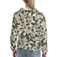 thumbnail image 2 of Hoodies for Women - Flower Camouflage Comfrt Colour Drawstring Women'S Fashion Hoodies & Sweatshirts, Fall Outfits Clothes for Women 2024 Pullover with Kangaroo Pocket, 2 of 7