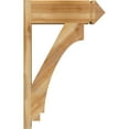 thumbnail image 3 of Ekena Millwork 8"W x 22"D x 34"H Imperial Rough Sawn Arts and Crafts Outlooker, Western Red Cedar, 3 of 4