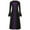 Purple, variant on TiaoBug Girls Medieval Renaissance Dress Long Sleeve Lace-Up Halloween Gothic Victorian Corset Dress Purple 16