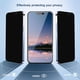 thumbnail image 3 of Ailun Paquete de 3 protectores de pantalla de privacidad para iPhone 15 Pro Max [6,7 pulgadas]+3 protectores de lente de cámara, protección de sensor, compatible con Dynamic Island, vidrio templado an, 3 of 3