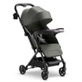 thumbnail image 1 of Mompush Lithe V2 Lightweight Stroller + Snack Tray, Ultra-Compact Fold & Airplane Ready Travel Stroller, Near Flat Recline Seat, Cup Holder, Raincover & Travelbag Included, 1 of 5